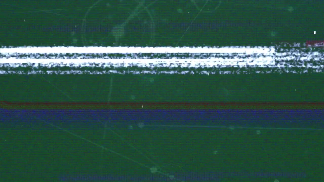 Animation of interference over network of connections on green background