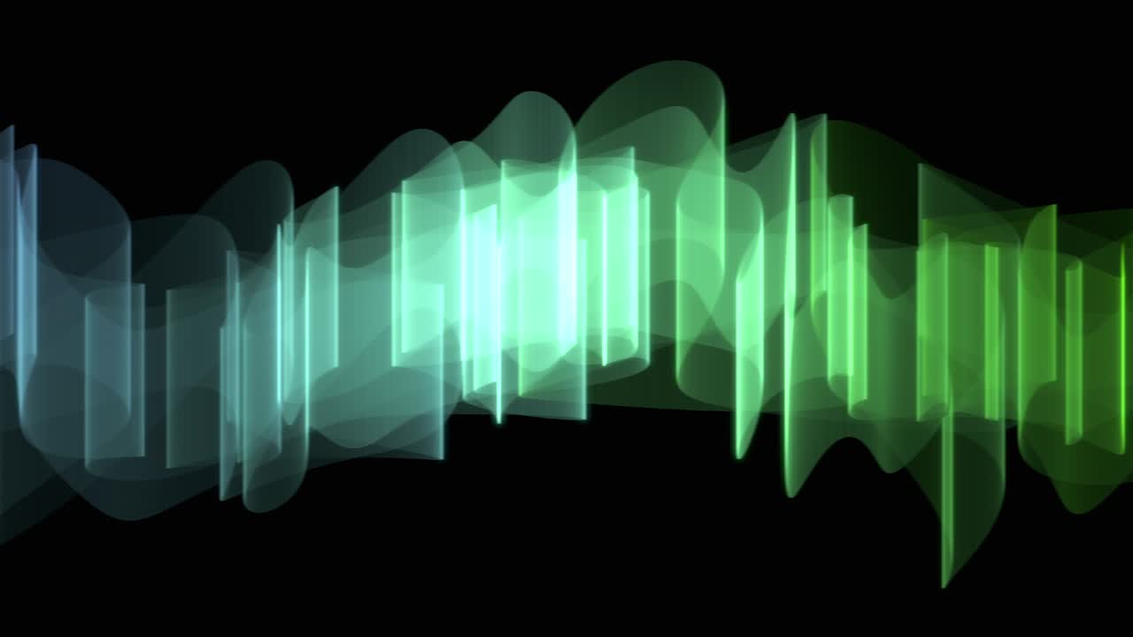 Abstract Swirl Aurora Effect Computer Graphic rendered