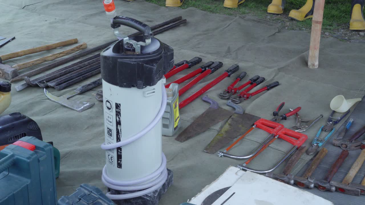 demostración de diferentes tipos de equipos