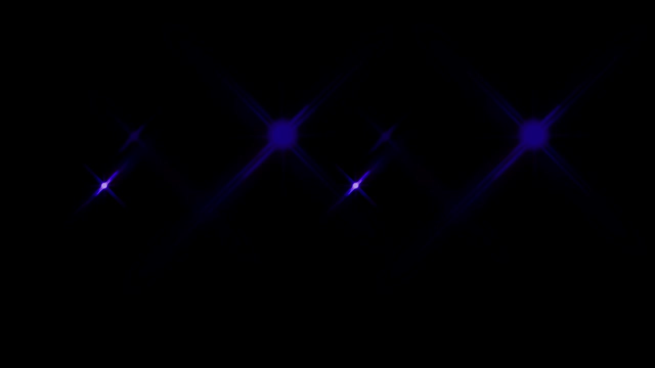 애니메이션 파란 빛은 검은 바탕에 반인다.