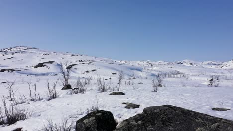 Luftaufnahme-Des-Schneebedeckten-Berges