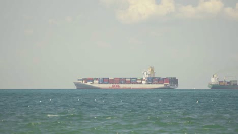 Stunning-HD-footage-of-cargo-ships-loaded-with-containers-in-the-Port-of-Koper-,-Slovenia