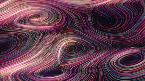 magic vortex lines, fantasy wave pattern, 3d rendering.