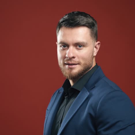 portrait of handsome businessman