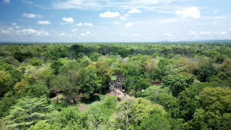 Templo-De-Angkor,-Preah-Khan-Kampong-Svay,-También-Conocido-Como-Prasat-Bakhan