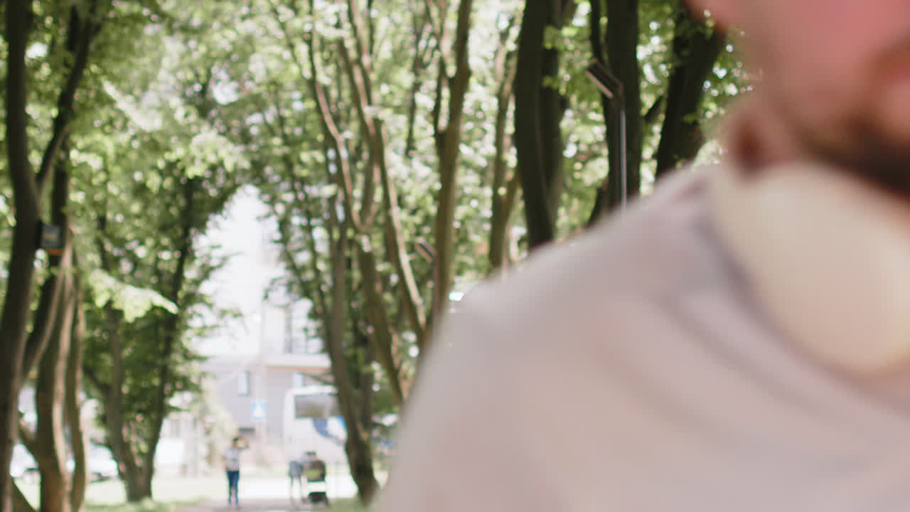 Runner jogger man starting smart watch timer and running checking heart rate monitor before jogging