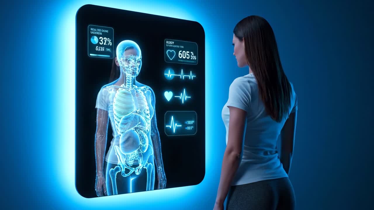 Futuristic Body Scan Technology for Health and Wellness