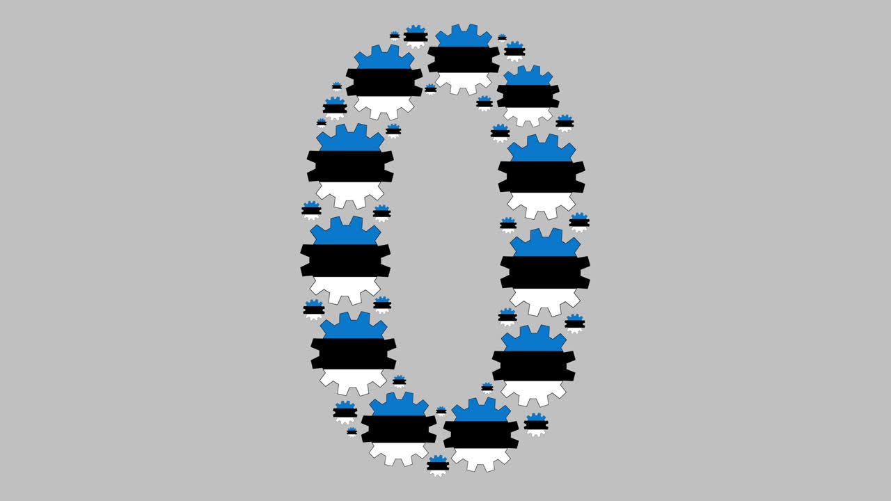 número cero en estonio