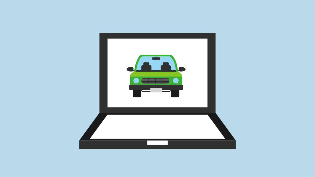 노트북 컴퓨터 자동차 차량 선택