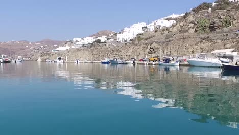 Drohne,-Luftaufnahmen-Von-Mykonos-Griechenland