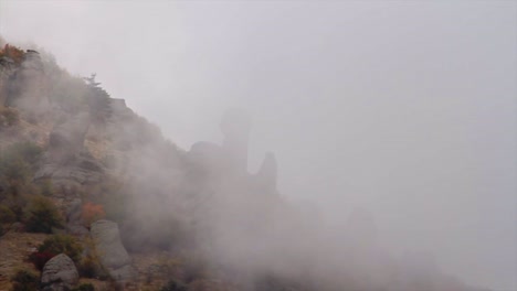 misty mountain landscape