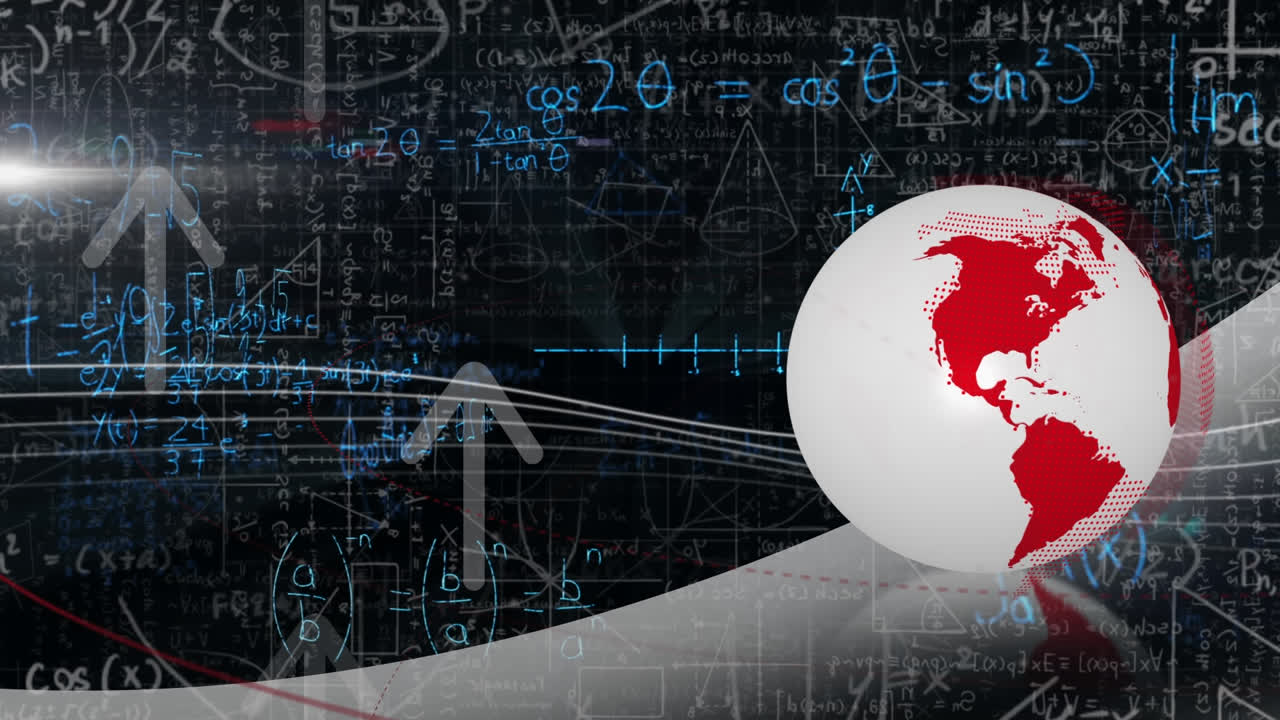 수학 방정식에 대한 연결 네트워크의 애니메이션