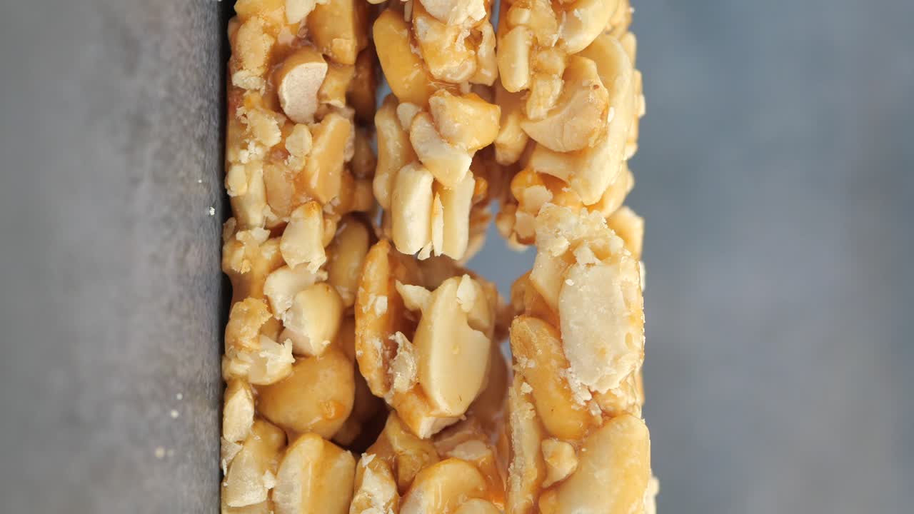 Close-up of Peanut Brittle
