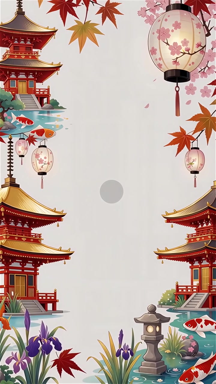 Sfondo Animato Cultura Giapponese 4K