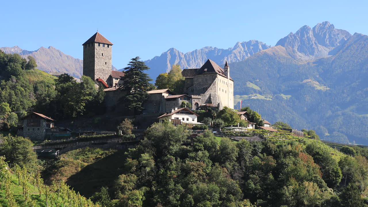 Castel Tirolo near to Bolzano in the Dolomites of northern Italy.