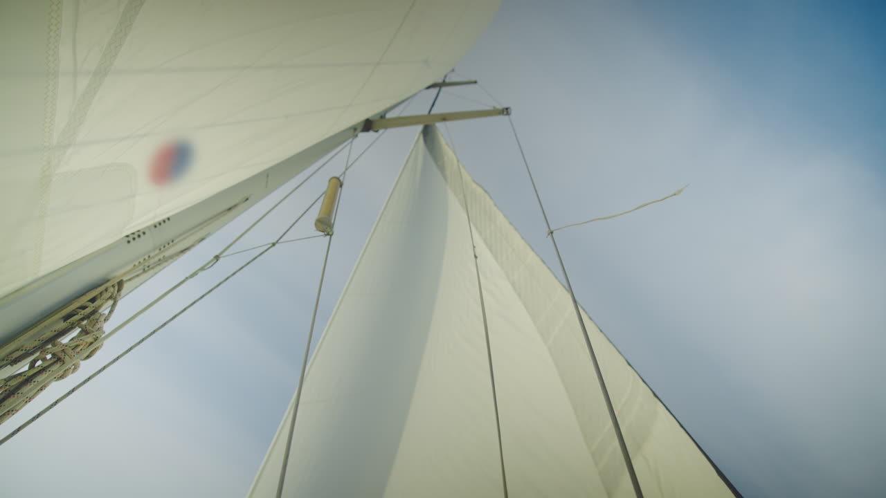 배 를 항해 하는 것 - 항해 배 의 기둥 과 항해