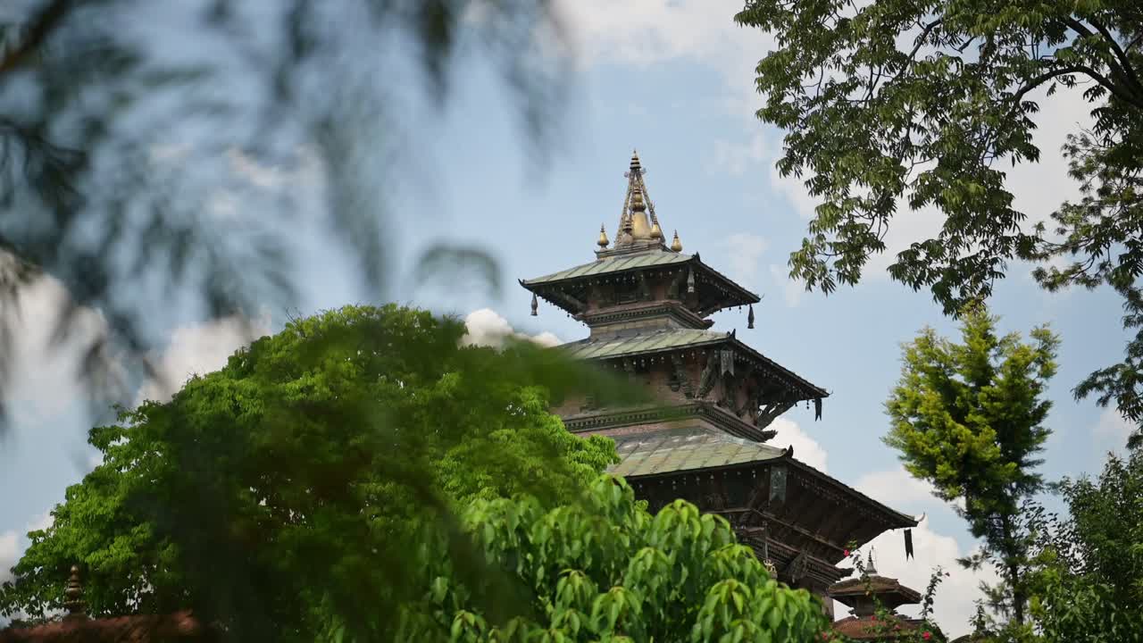 Old Buildings in Kathmandu Nepal, Beautiful Architecture in Durbar Square in the Historic Popular Travel Destination and Tourist Landmark, a Unesco World Heritage Site in Kathmandu City