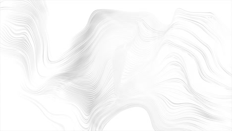 grey tech motion background with liquid curved glossy waves