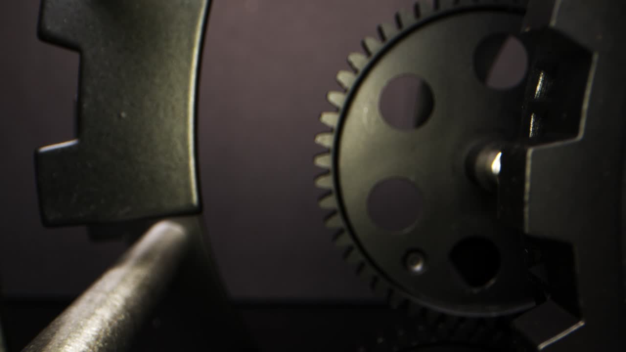 Retro Grunge Industrial Mechanic Clock Gears