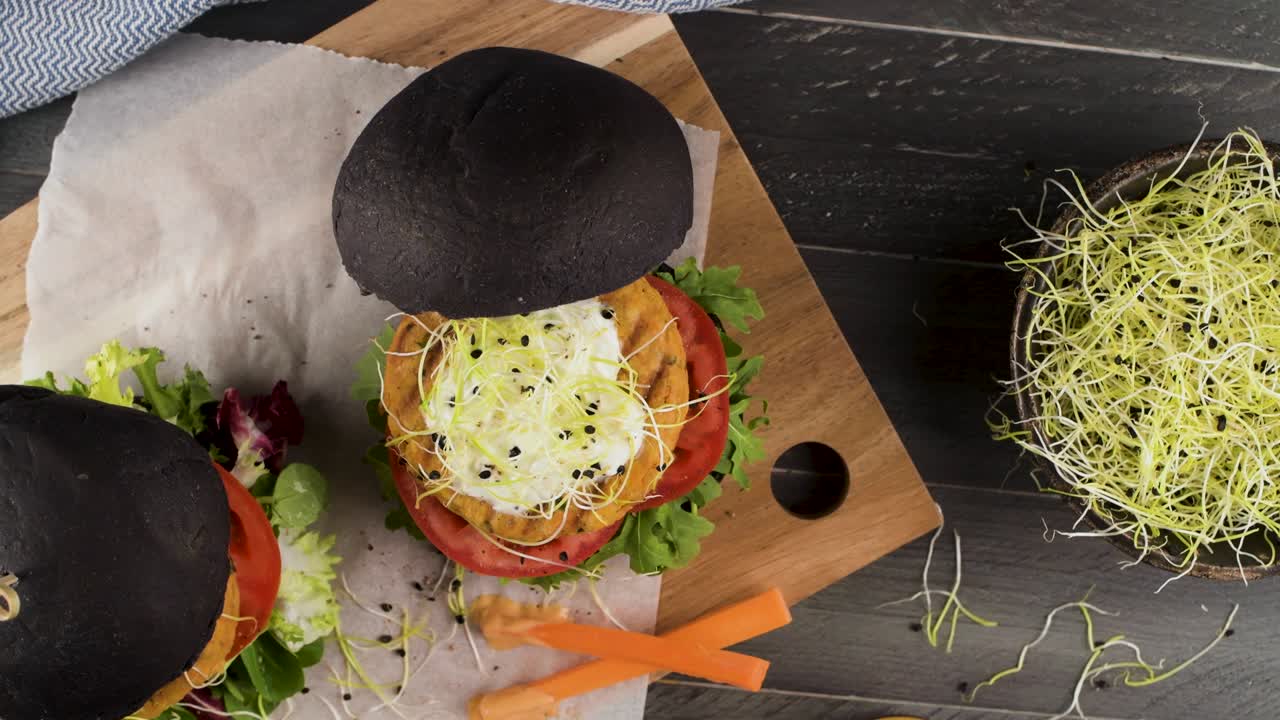 hamburguesas de verduras a la parrilla