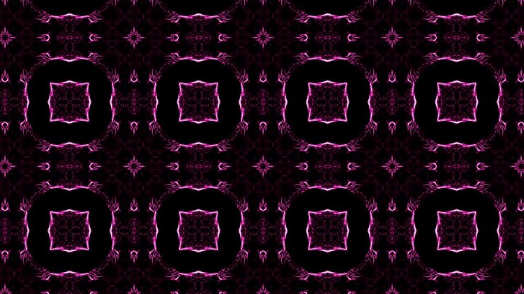 Abstract background of a kaleidoscope consisting of particles. Colorful