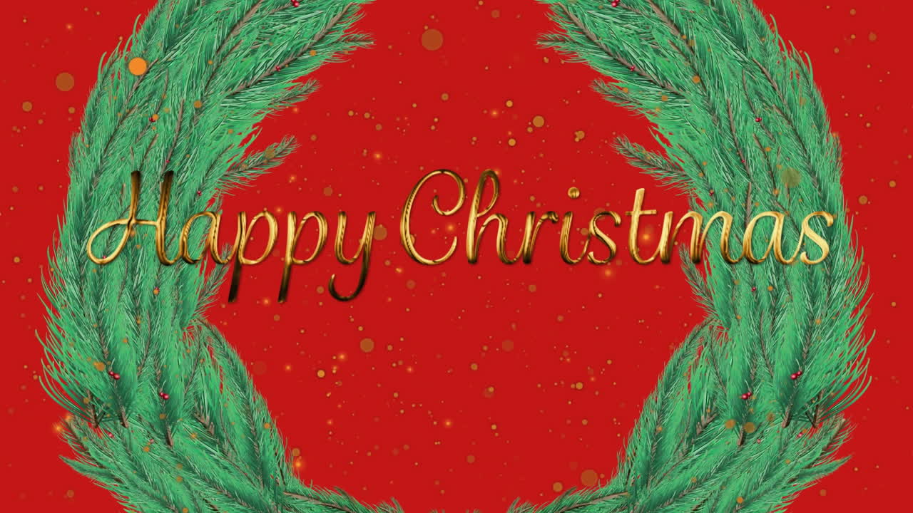 ⁇ 은 배경 에 꽃봉오리 로 크리스마스 인사 의 애니메이션