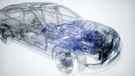 motores de automóviles detallados y otras piezas