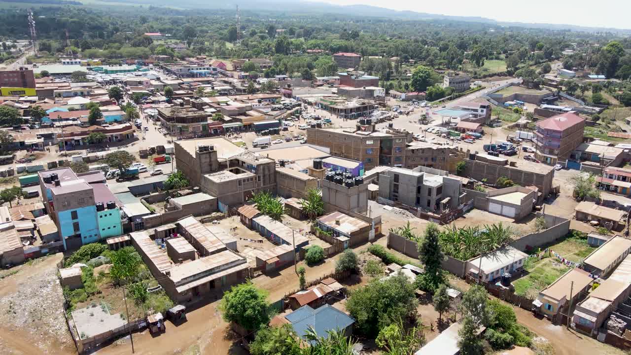 나이로비 항공 도시 풍경 케냐 도시 스카이 라인 현대 지구