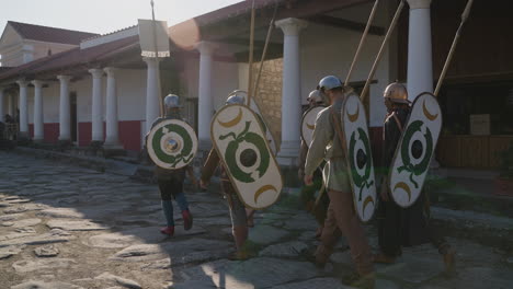 roman soldiers reenactment