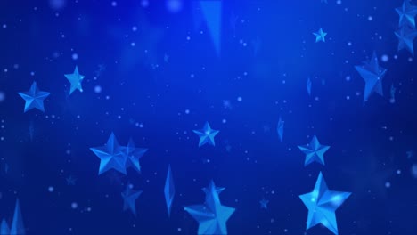 blue star background