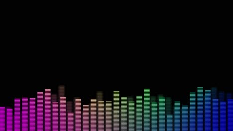 Animated lines audio spectrum music visualizer waveform equalizer spectrum music equalizer wave