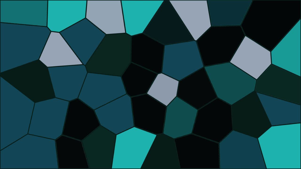 bucle de fondo de mosaico colorido dinámico
