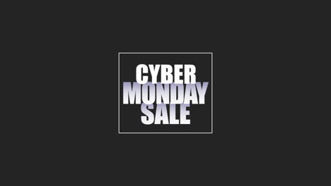 Cyber-Monday-Sale-in-white-frame-on-black-modern-gradient