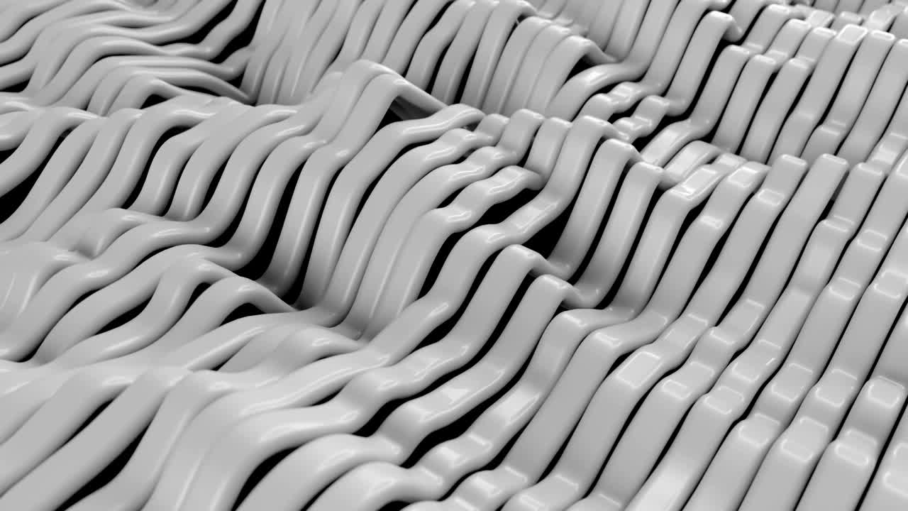 Abstract Colorful Waves.