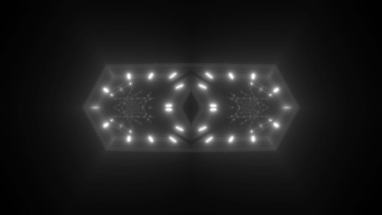 Abstract Glowing Tunnel