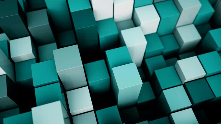 4K Abstract Cubes