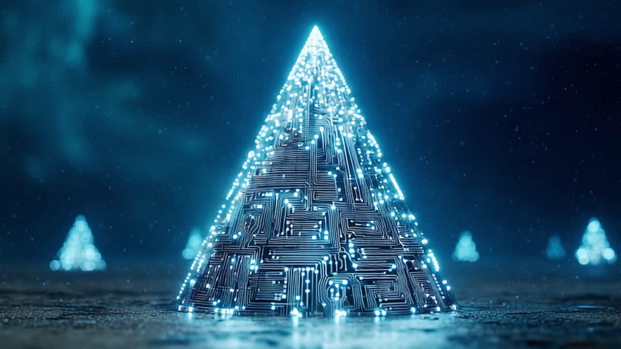 Circuit Board Christmas Trees