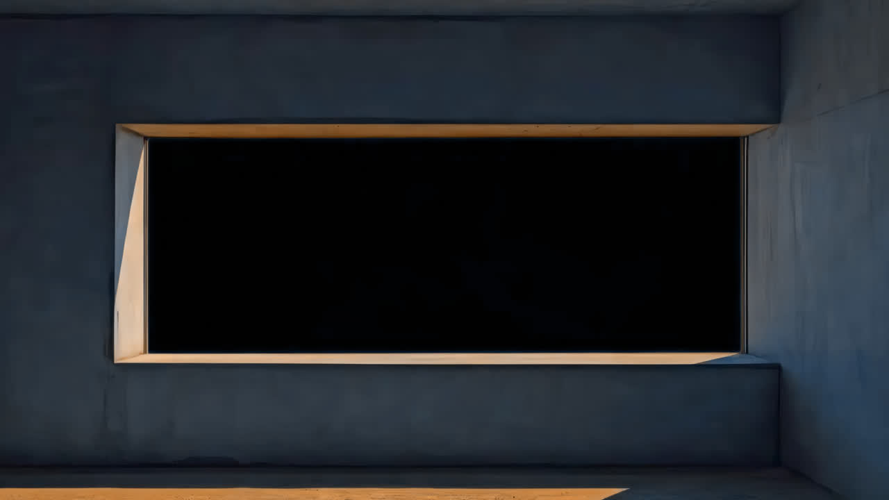 Long rectangular window live mockup, animated overlay, transparent 4K video, alpha channel, ProRes