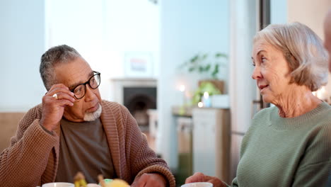 Tea-party,-friends-and-conversation-with-old