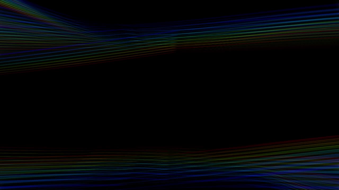 líneas abstractas futuristas en onda de movimiento como fondo creativo sin costuras. colores de arco iris abstractos modernos fondo animado. fondo de onda abstractamente colorido bucle sin costura. diseño de fondo digital.