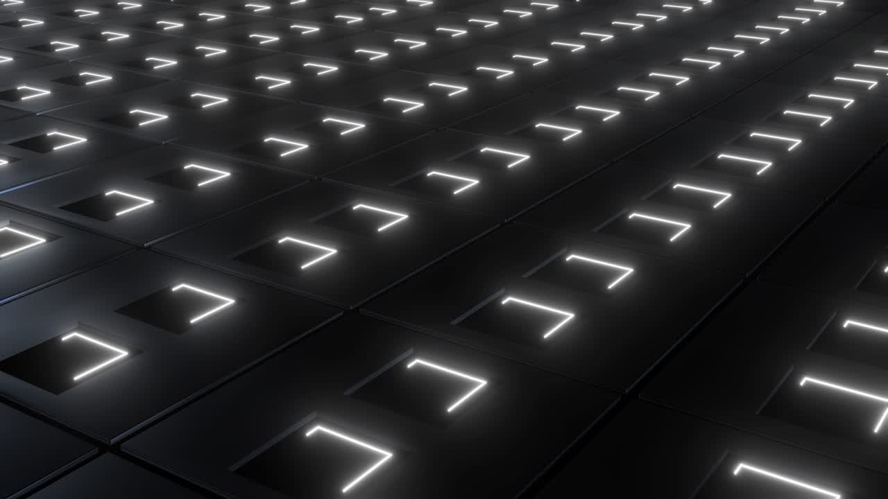 Abstract Futuristic Glowing Pattern