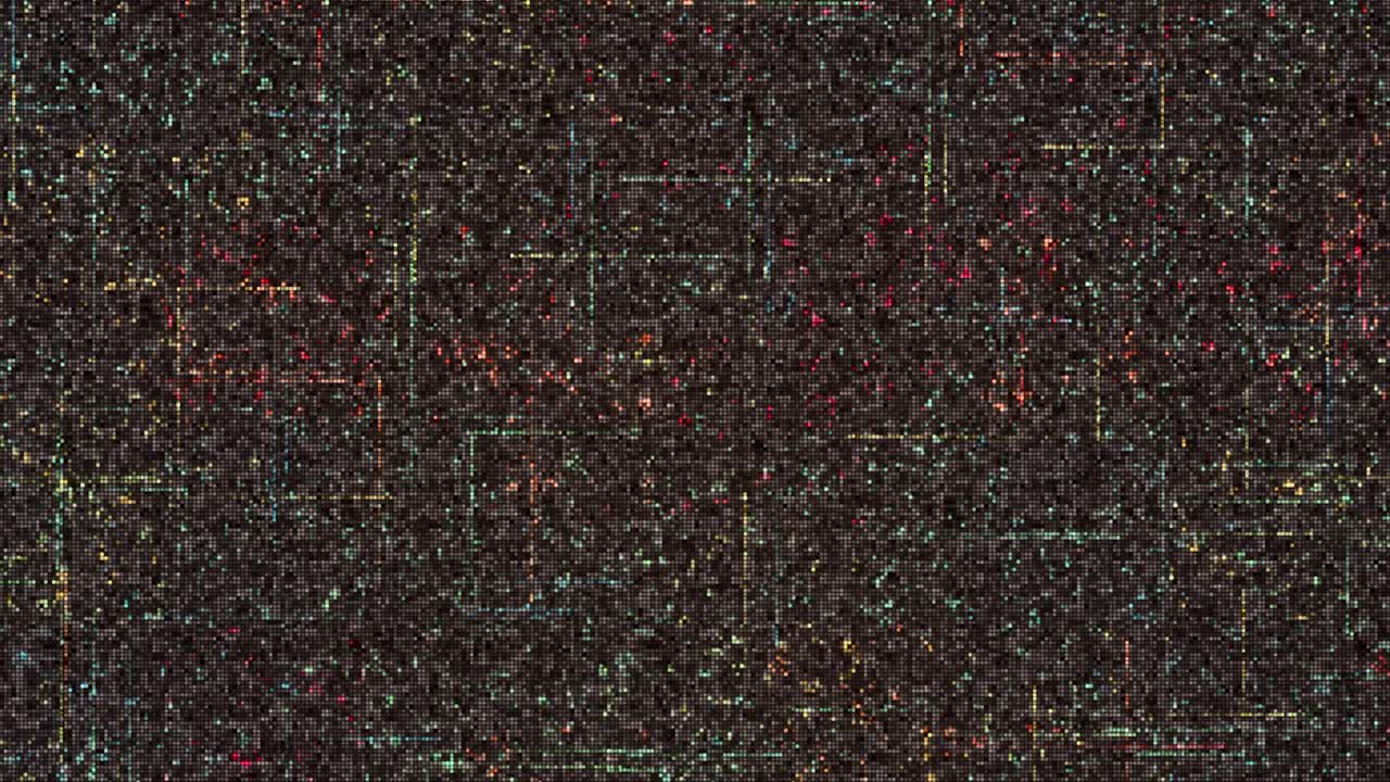 추상적인 픽셀 패턴