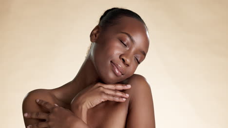 Skincare,-beauty-and-portrait-of-a-black-woman