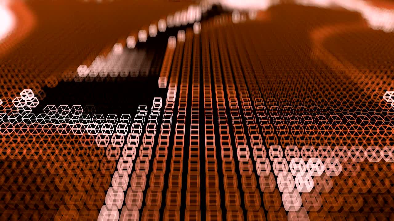 4K Abstract Visualization of Data Flow.