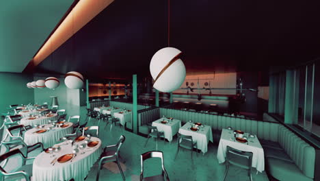 diseño interior moderno de restaurantes