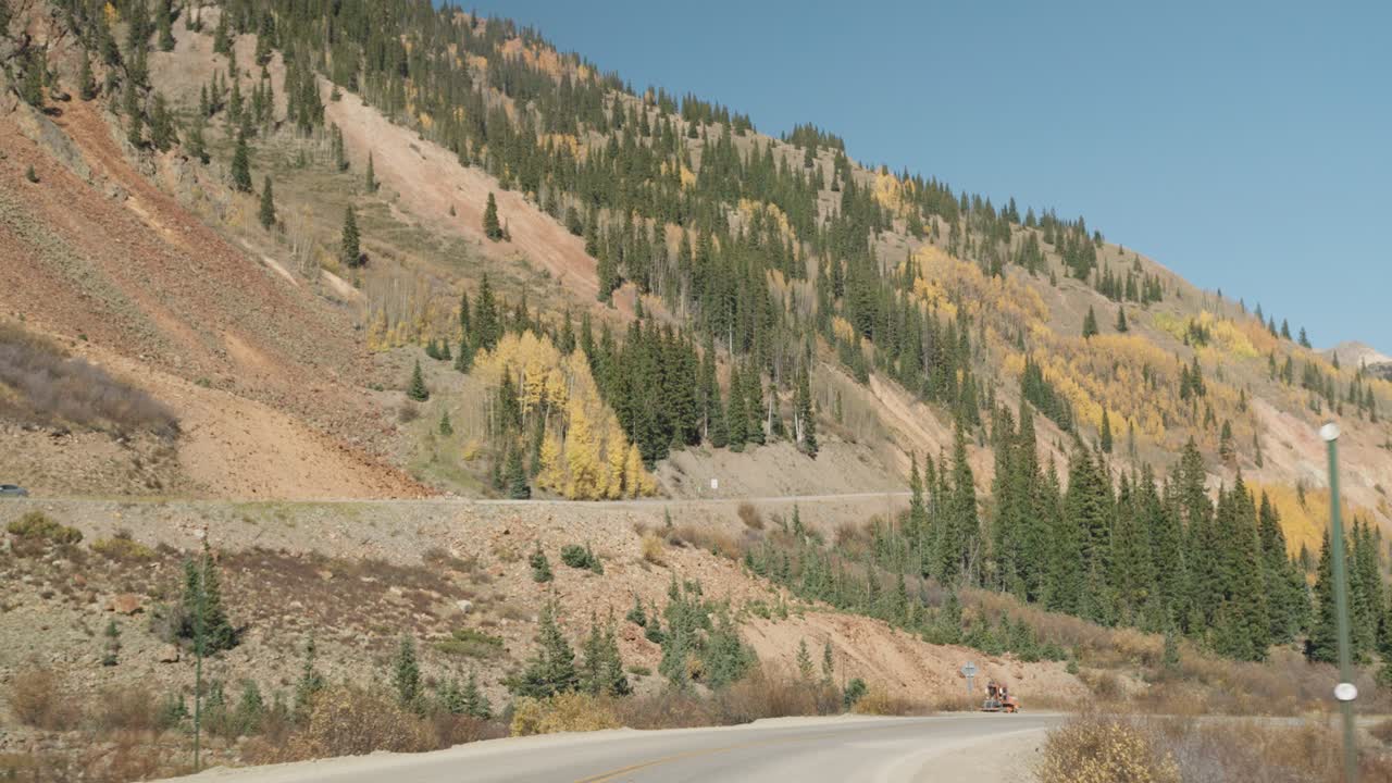 Scenic Mountain Pass in Autumn