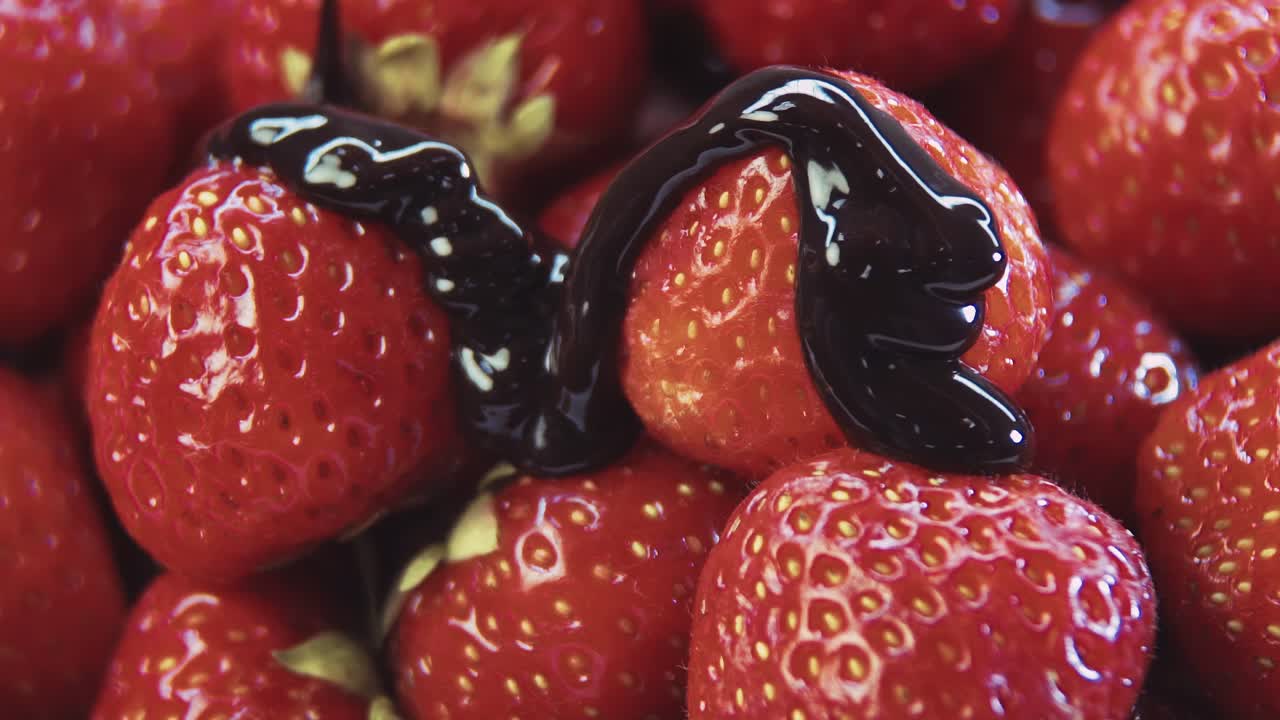 초콜릿으로 인 딸기