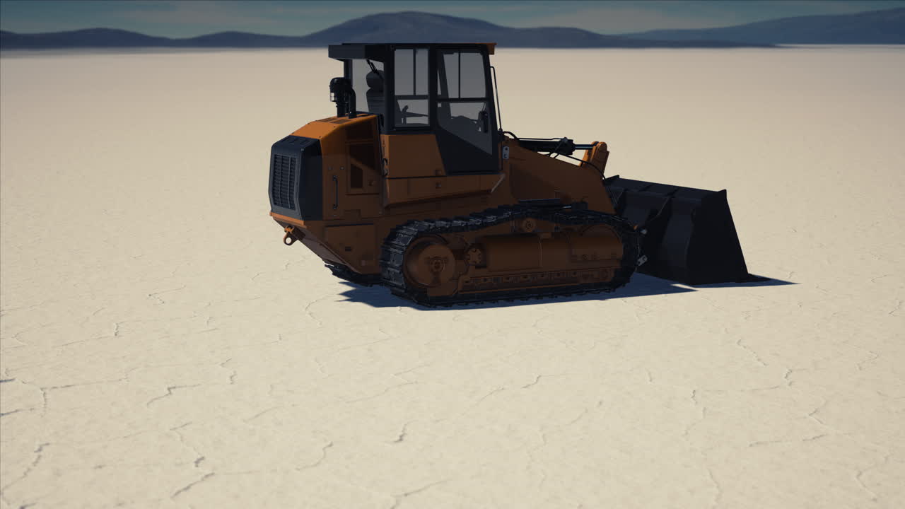 소금 사막 도로 에 있는 도로 등급 기계