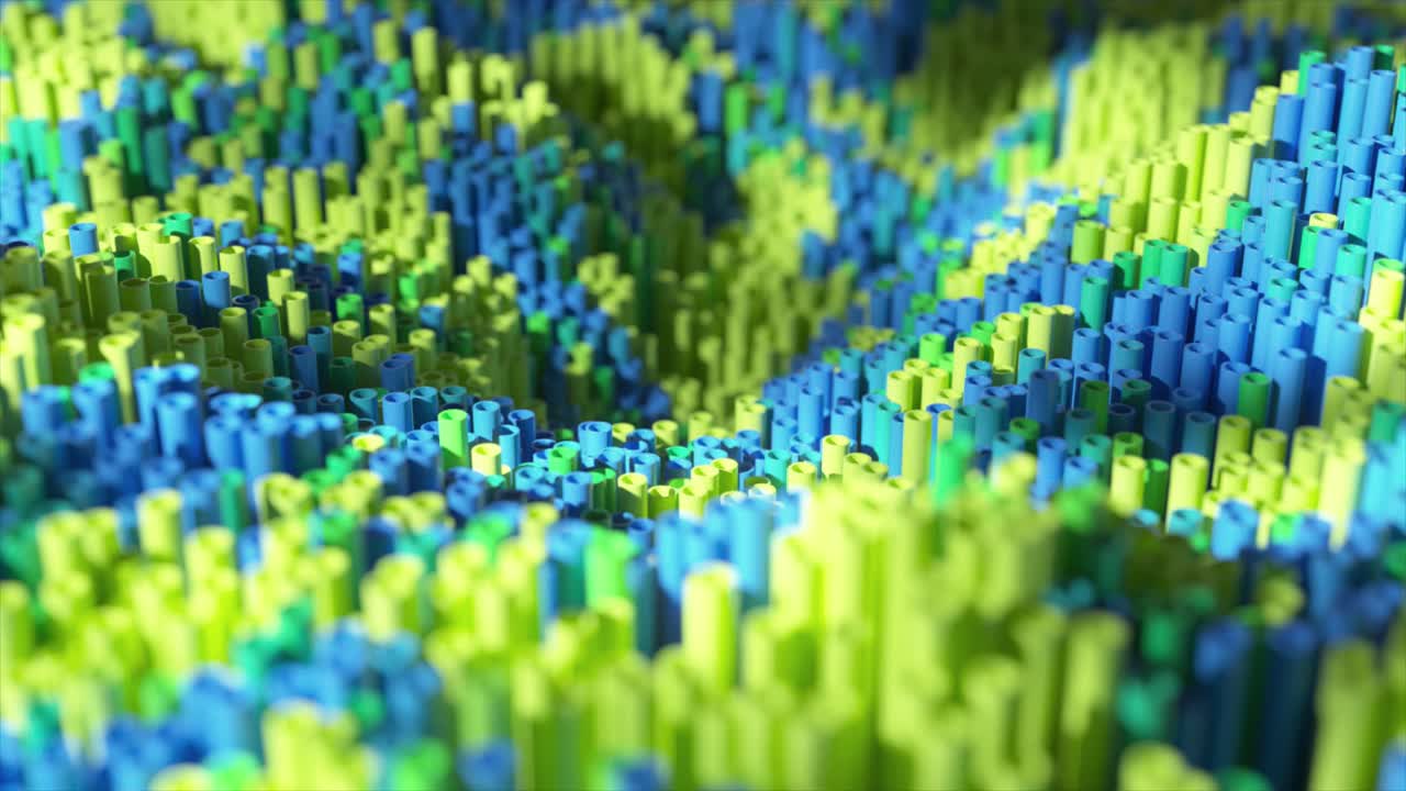 추상적인 3d 실린드 모양