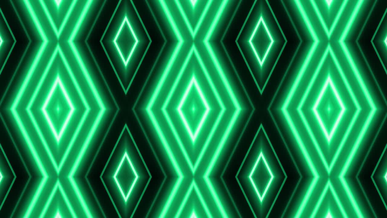 Grafica in movimento con animazione in loop di cambiamento di colore neon.